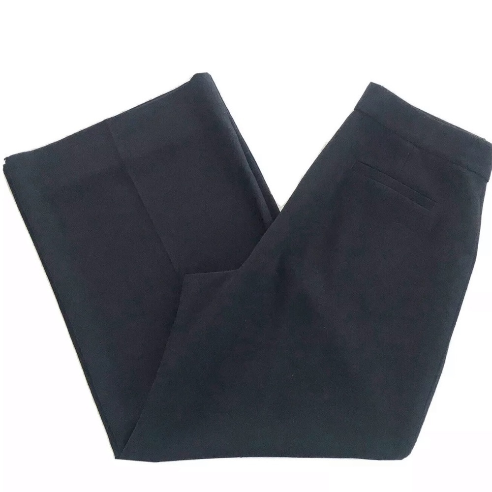 Rebecca Taylor Black Wide Leg Dress Pants Sz 6